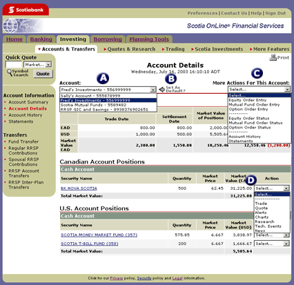 Account Details