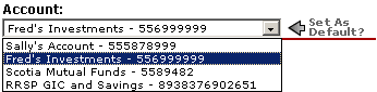 Account Default Setting