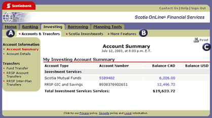 Investing Homepage